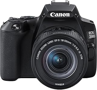 canon 佳能 eos 250d 数码相机 - 带镜头 ef-s 18-55 毫米 3.5-5.